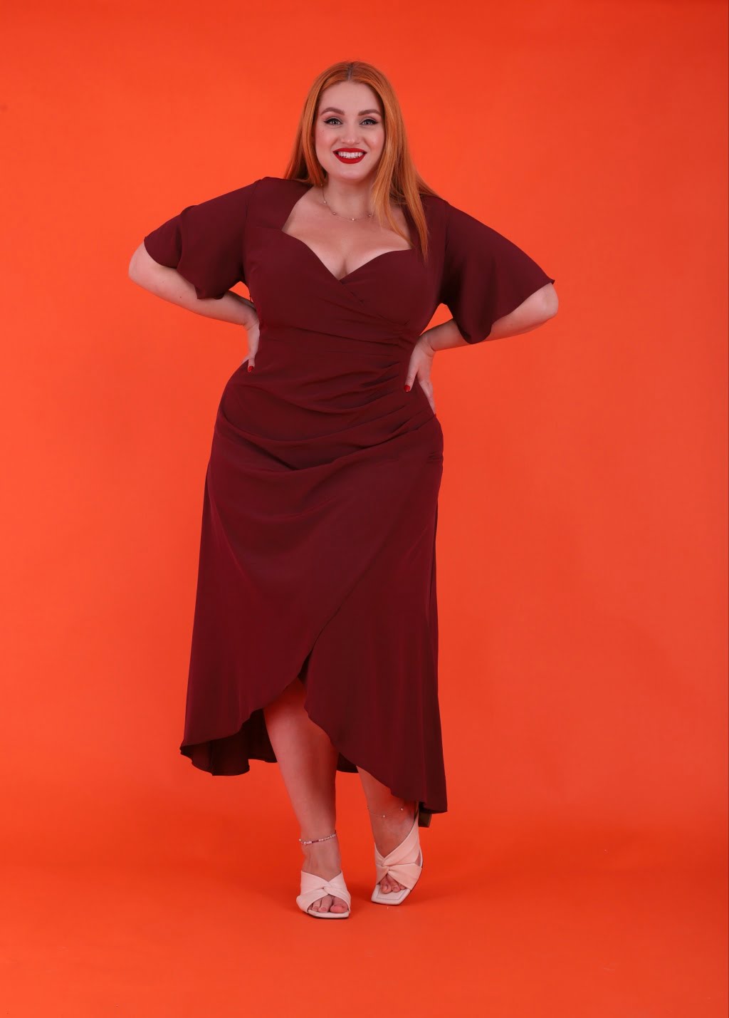 Easter Sale 131 Rochia Oana de ocazie IDu Fashion plus size xxl rochie visinie5