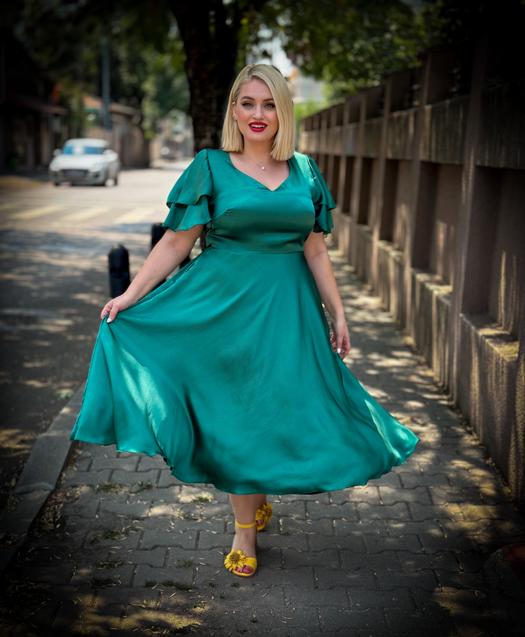 idu fashion rochia gloria verde rochie evenimente plus size nunta botez nasa soacra rochie eleganta10