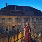 Rochia TEODORIȚA bleumarin animal print