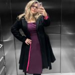 Rochia MAGDA mov închis