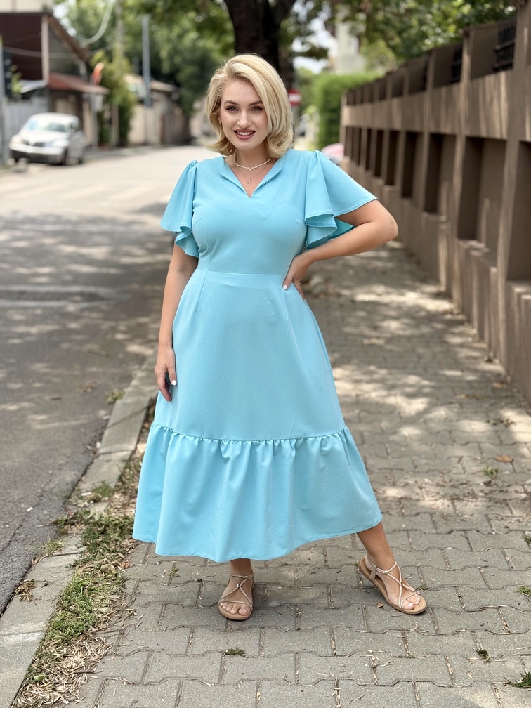 Easter Sale 13 ROCHIA INNA BLUE CIEL IDU FASHION ROCHIE PLUS SIZE5