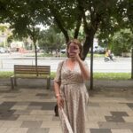 Rochia Maria cu portocale din viscoză