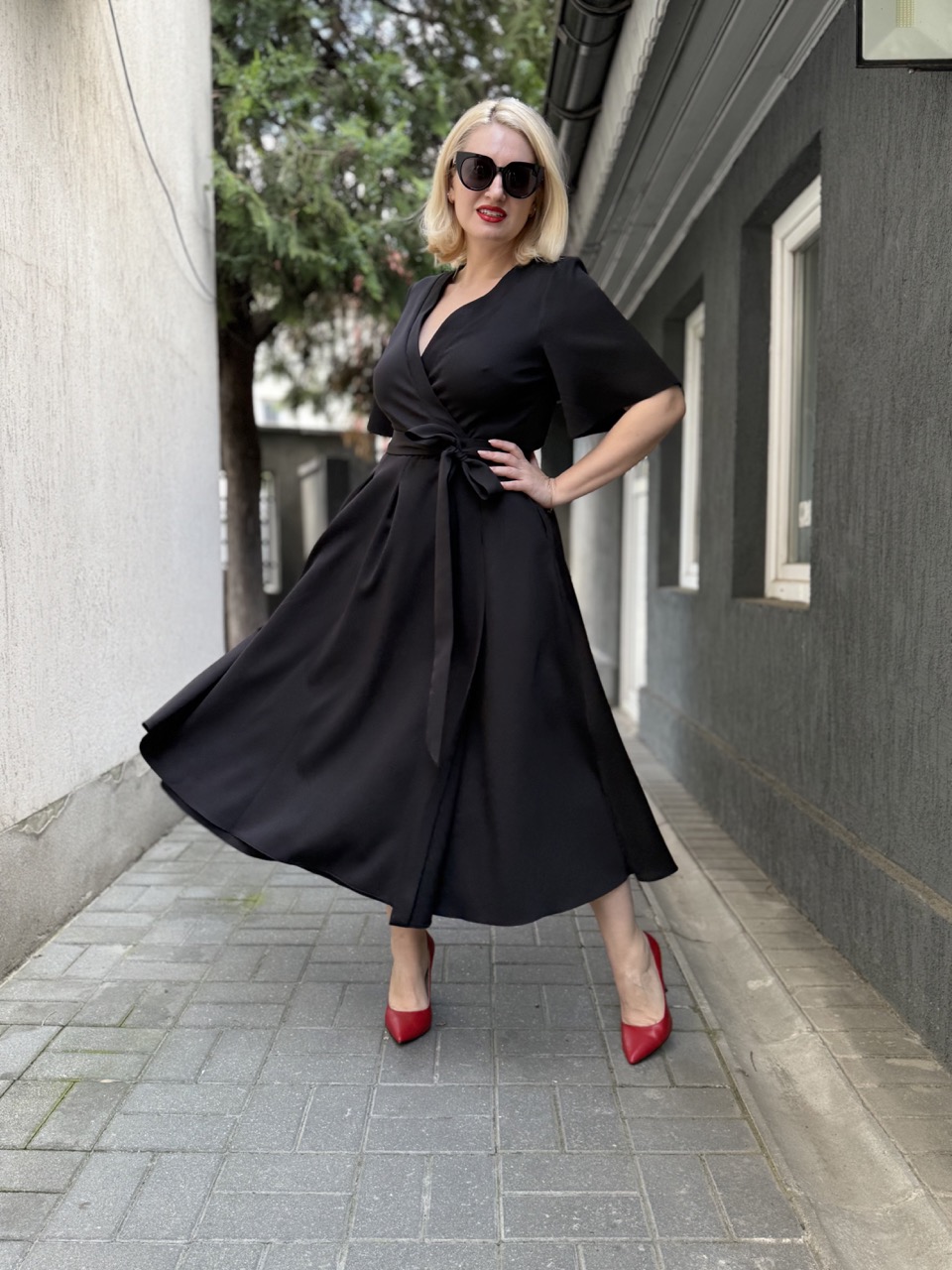 rochia maria neagra idu fashion plus size10