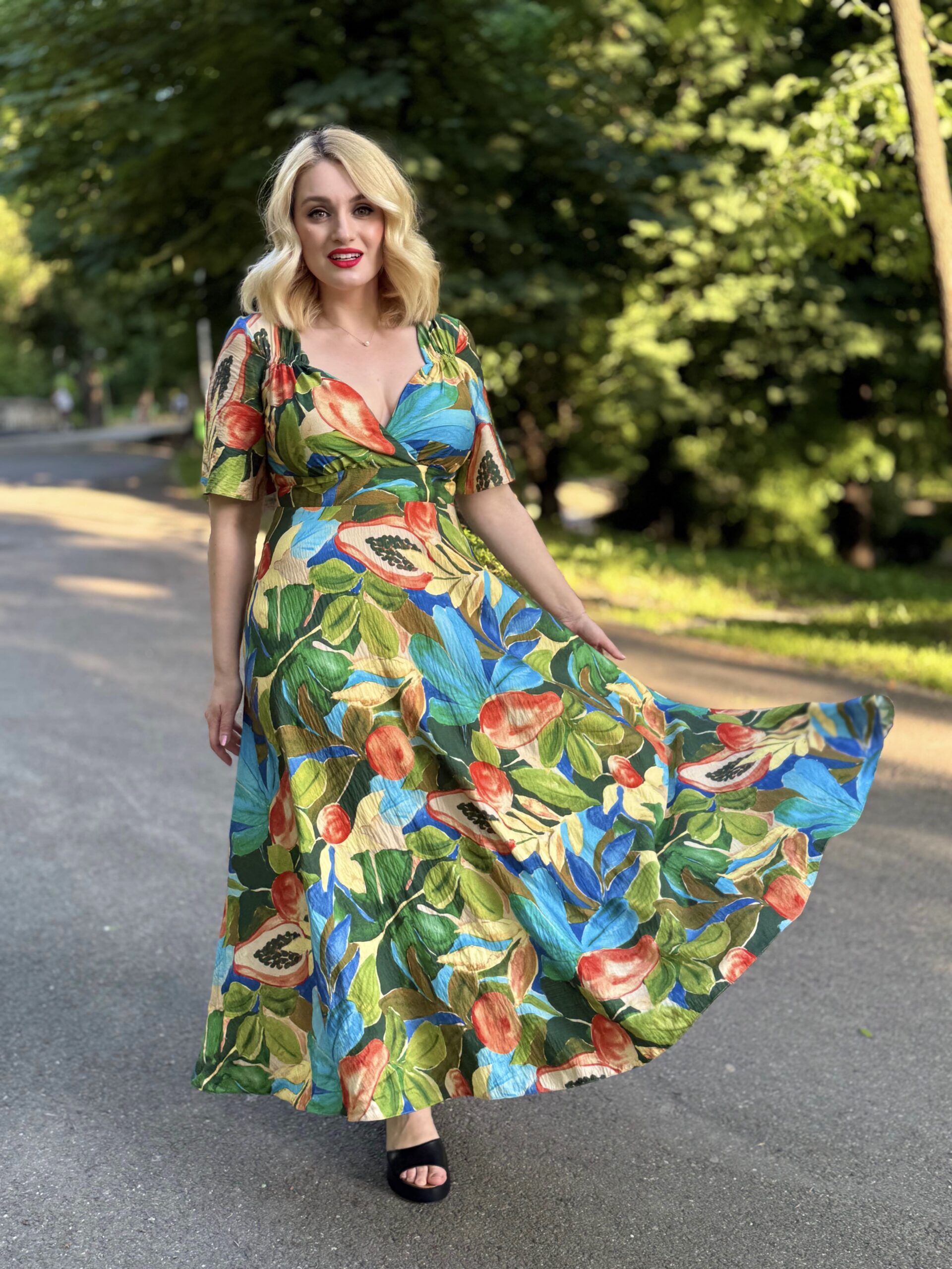 IDU Fashion - Stil fără măsură 18 rochia teodorita papaya idu fashion rochie plus size7 scaled